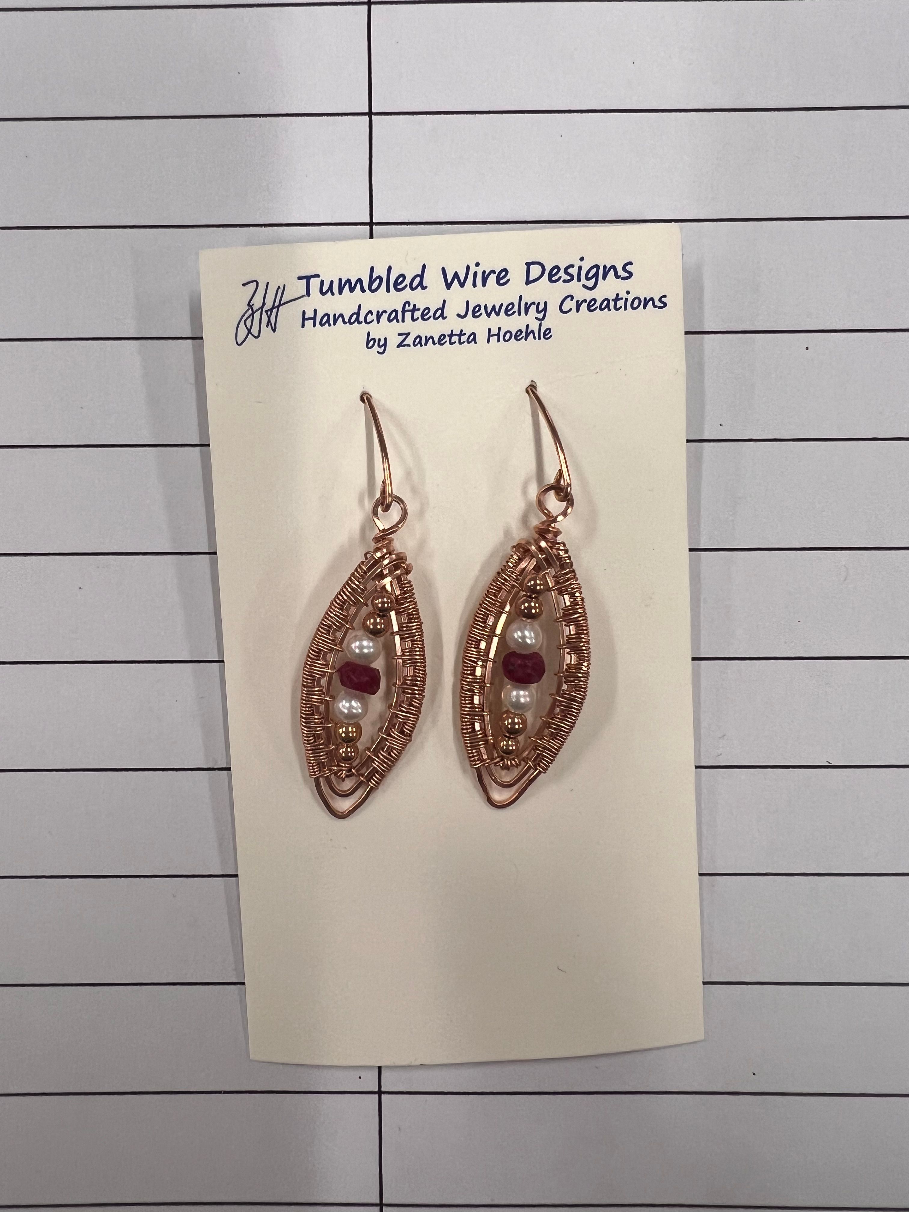 Handmade Bronze Earrings