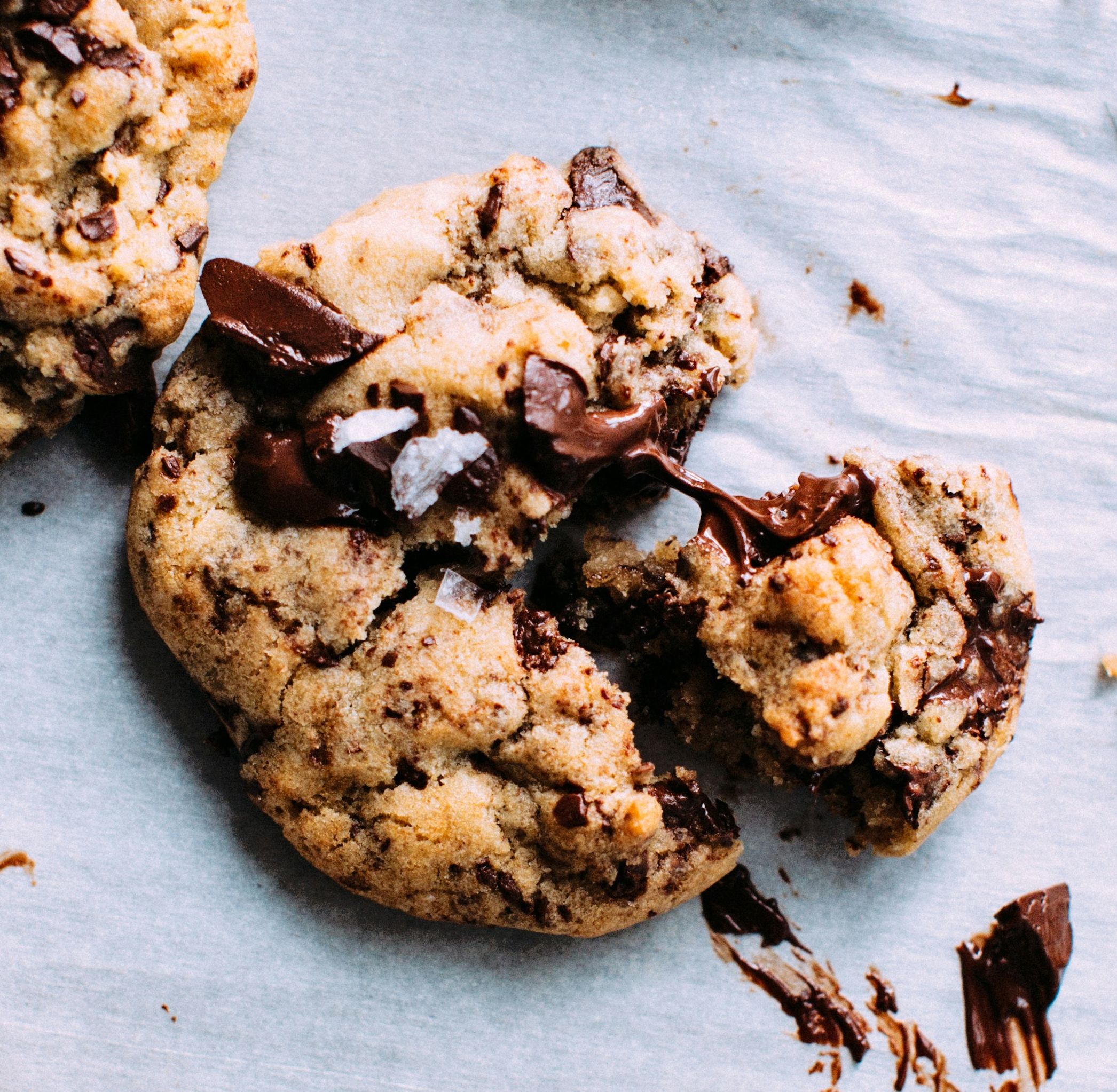 Soft and chewy cookie loaded with dark chocolate chunks.