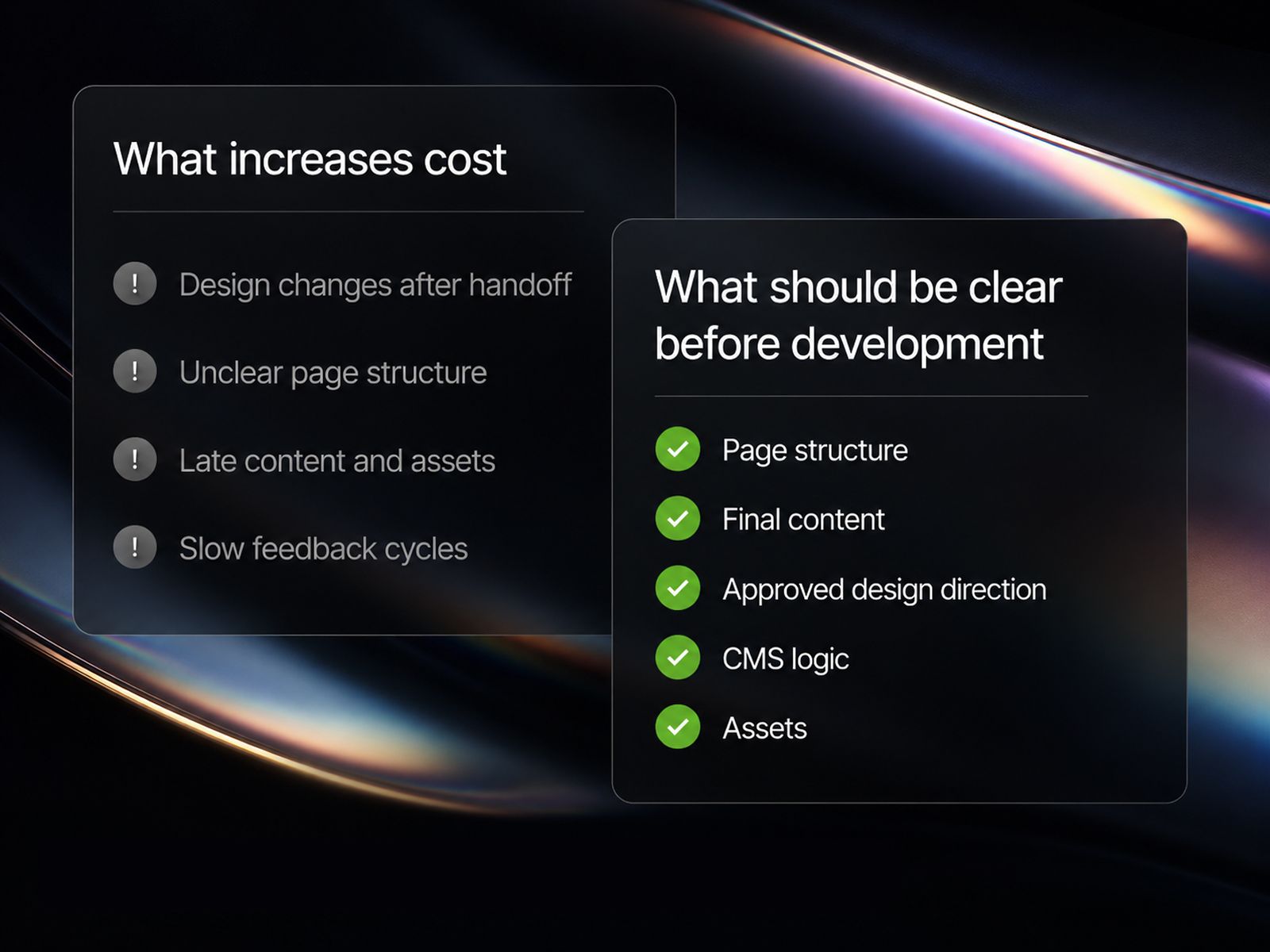 What to prepare before website development