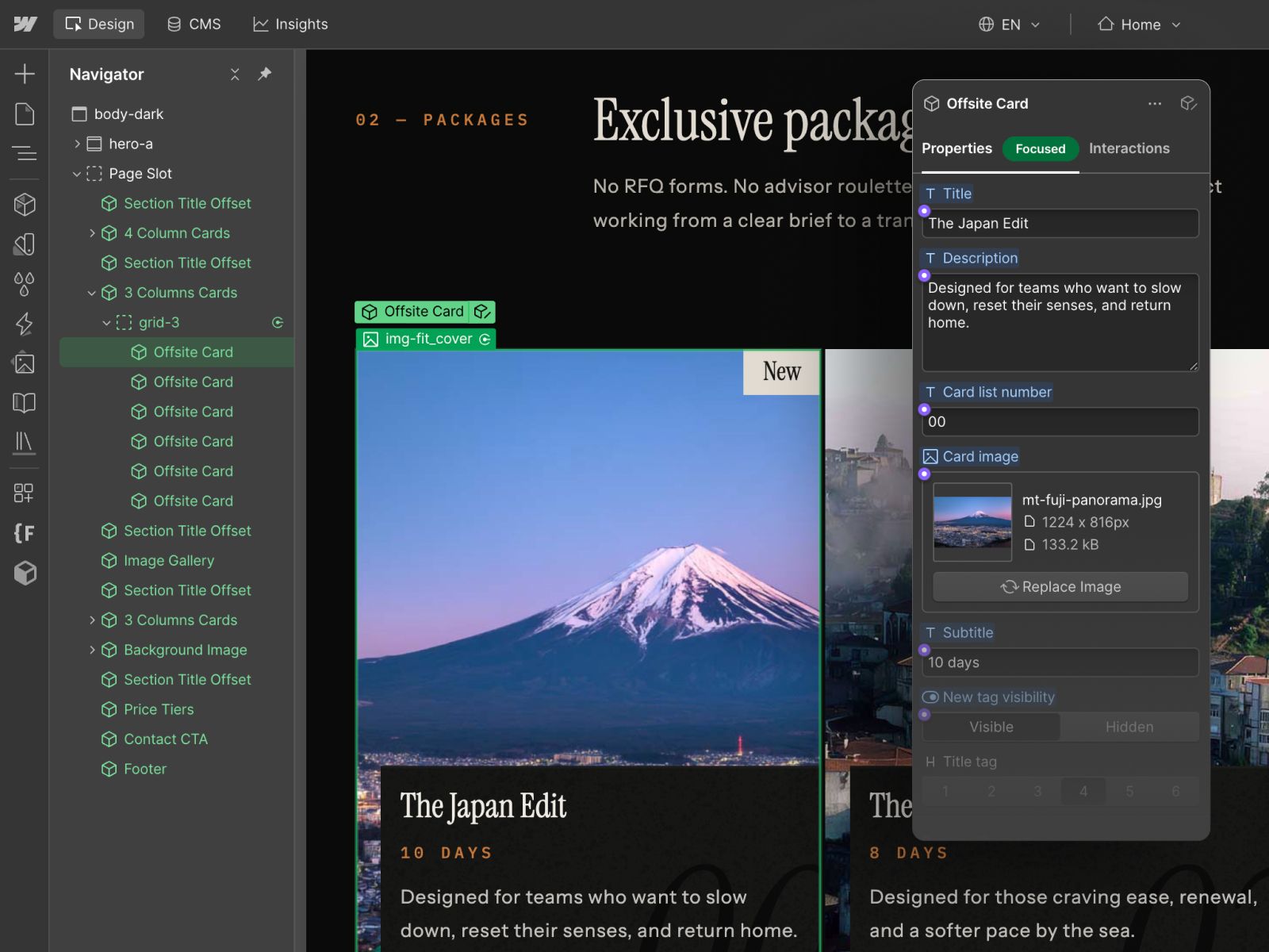 How to use Webflow components to give marketing teams more control