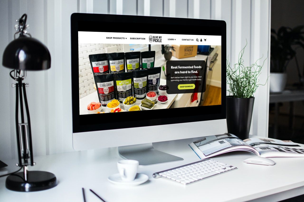 Shopify Website Redesign – Olive My Pickle