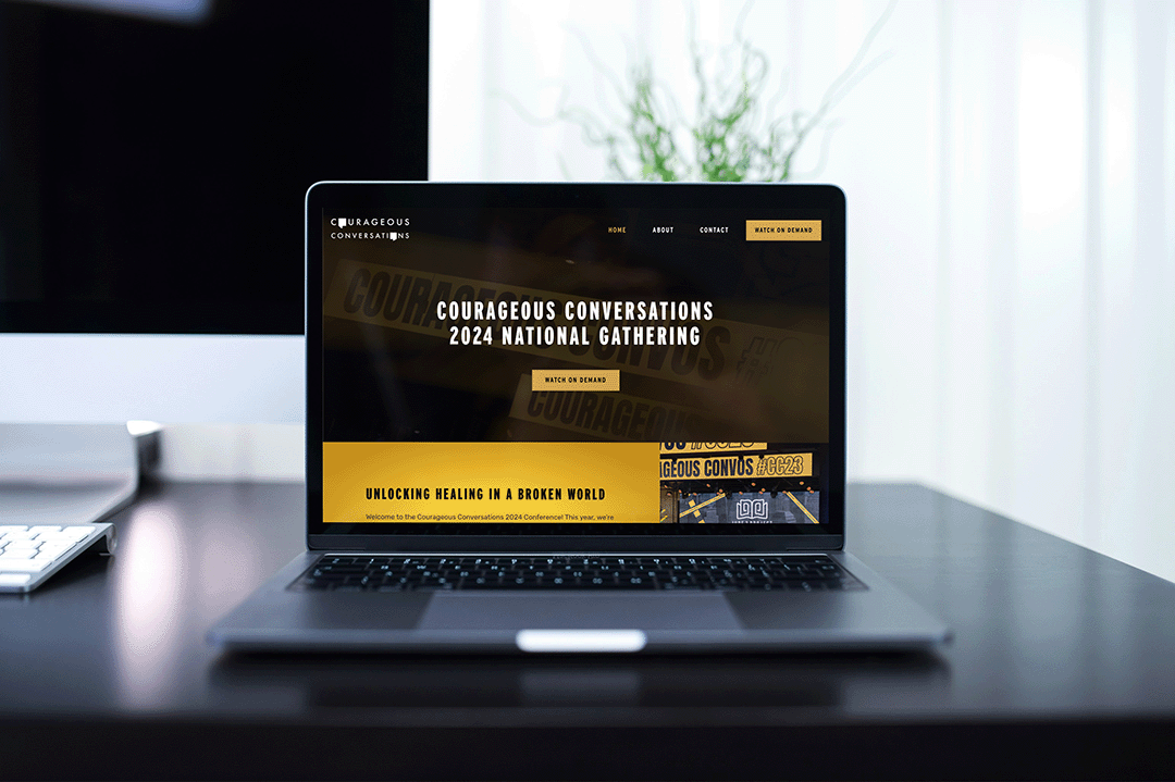 Event Landing Page Design – Courageous Conversations Conference