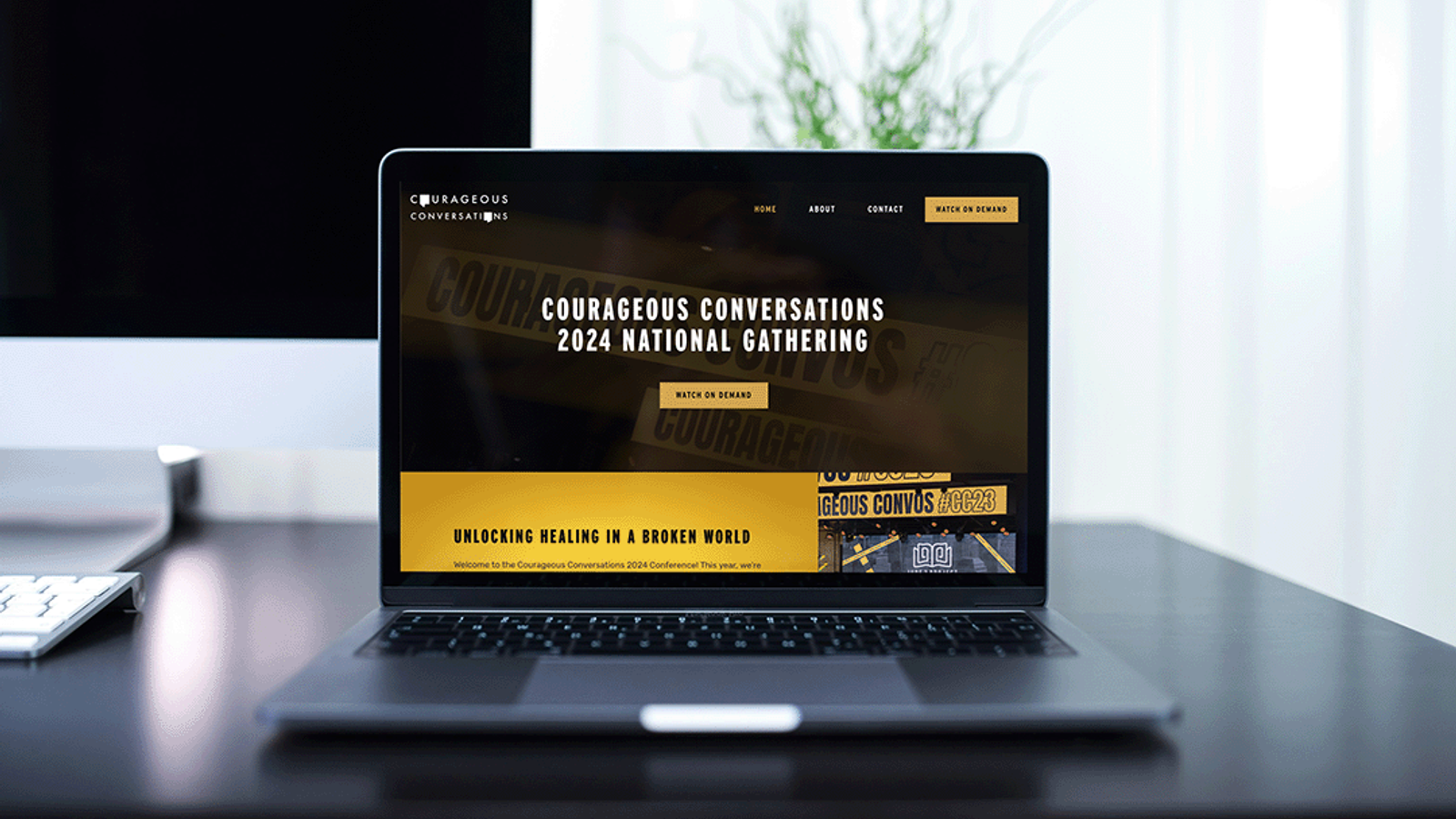 Event Landing Page Design – Courageous Conversations Conference