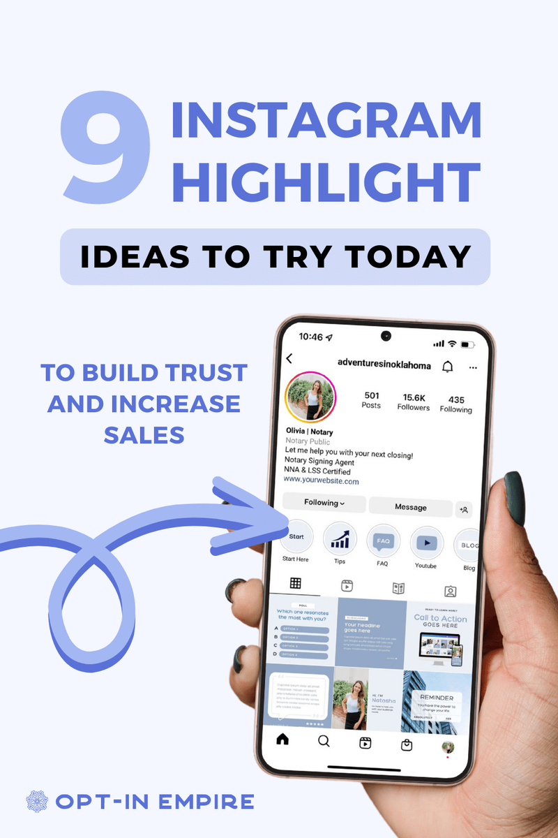 9 Instagram highlight ideas to build trust and increase sales