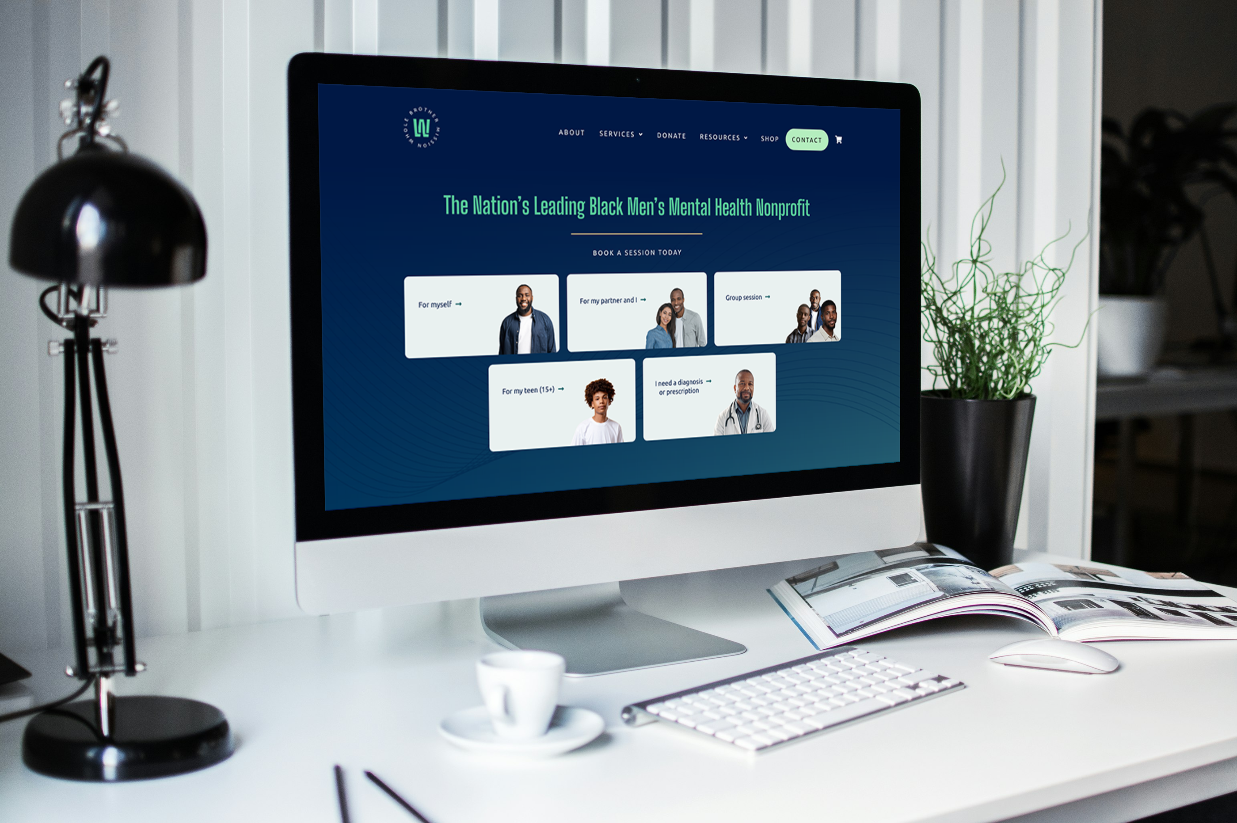 Website Redesign for Whole Brother Mission