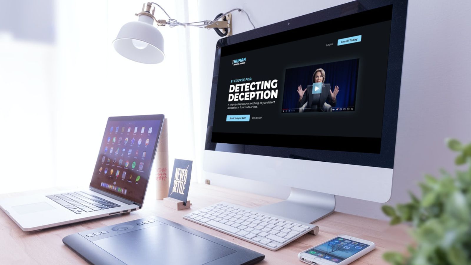 The Human Behavior Academy Landing Page Design