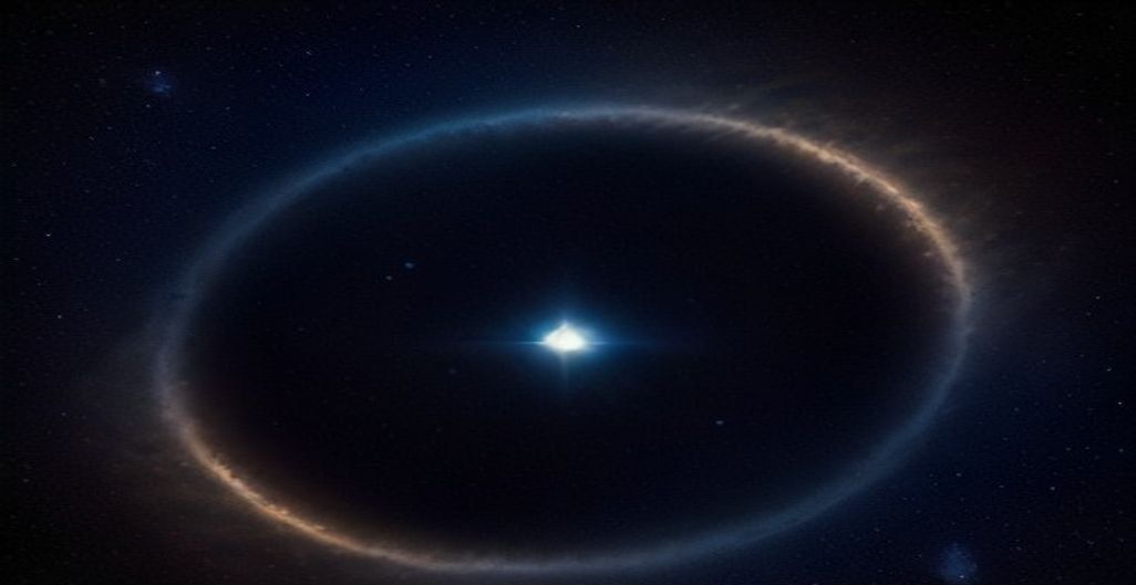 AI-generated cover: dark space nebula with glowing blue and gold particles