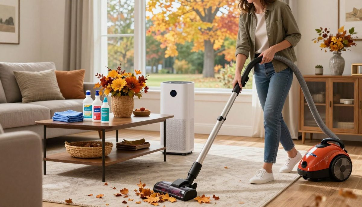 fall allergy cleaning tips