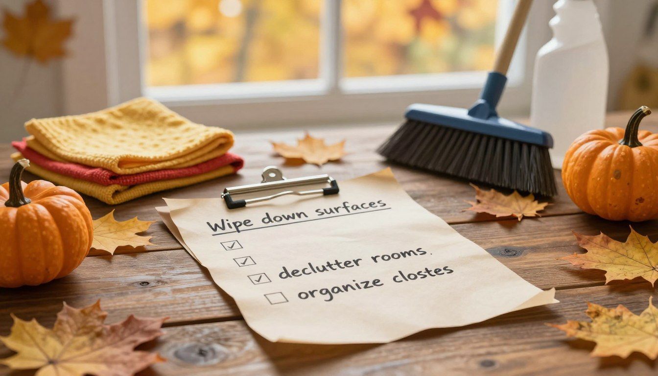 Fall deep cleaning checklist: your September home reset