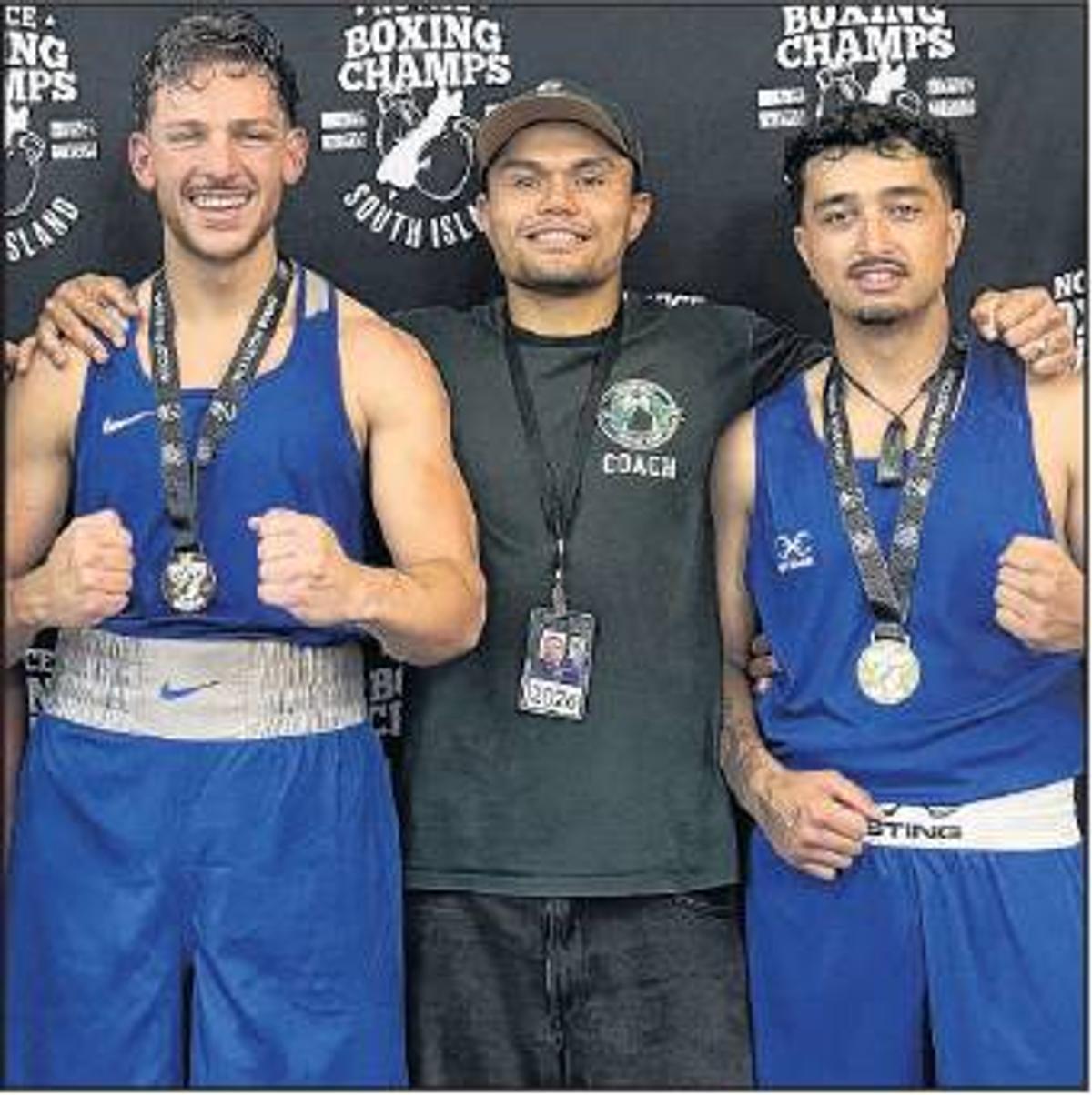 boxers Gui Mikey and Manawa