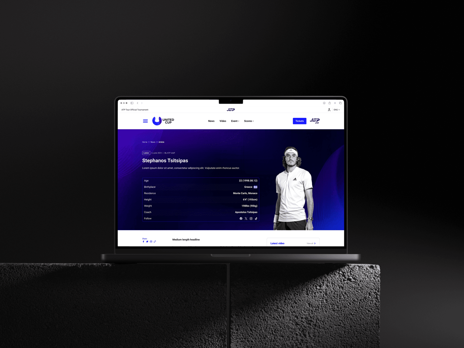 ATP Tournament Platform — image 1 of 22