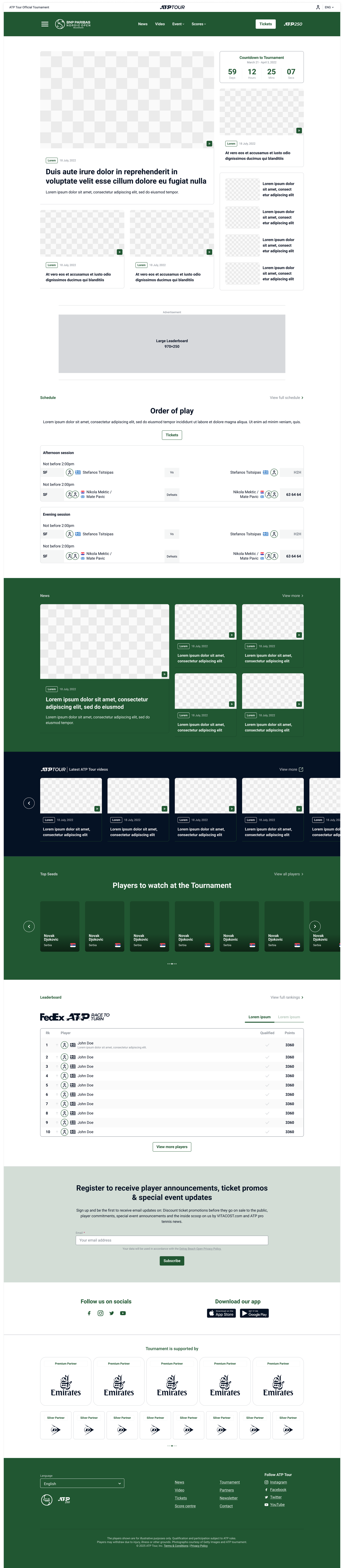 ATP Tournament Platform — image 6 of 22