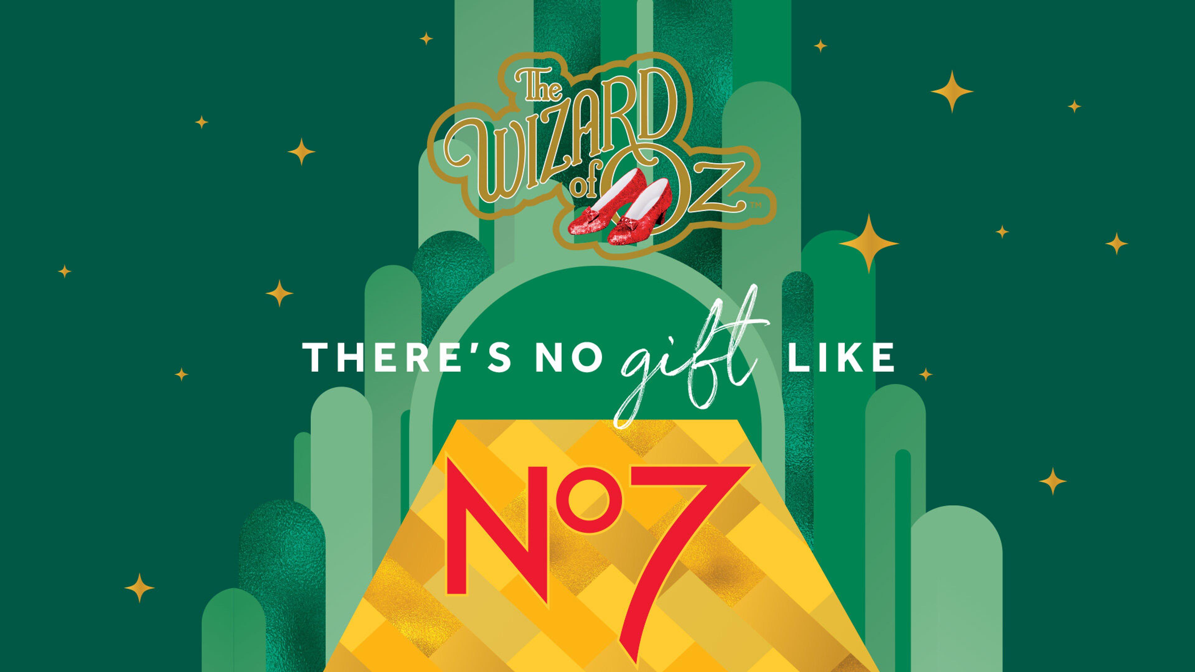 No7 Wizard of Oz — Follow the yellow brick road to Christmas social campaign.