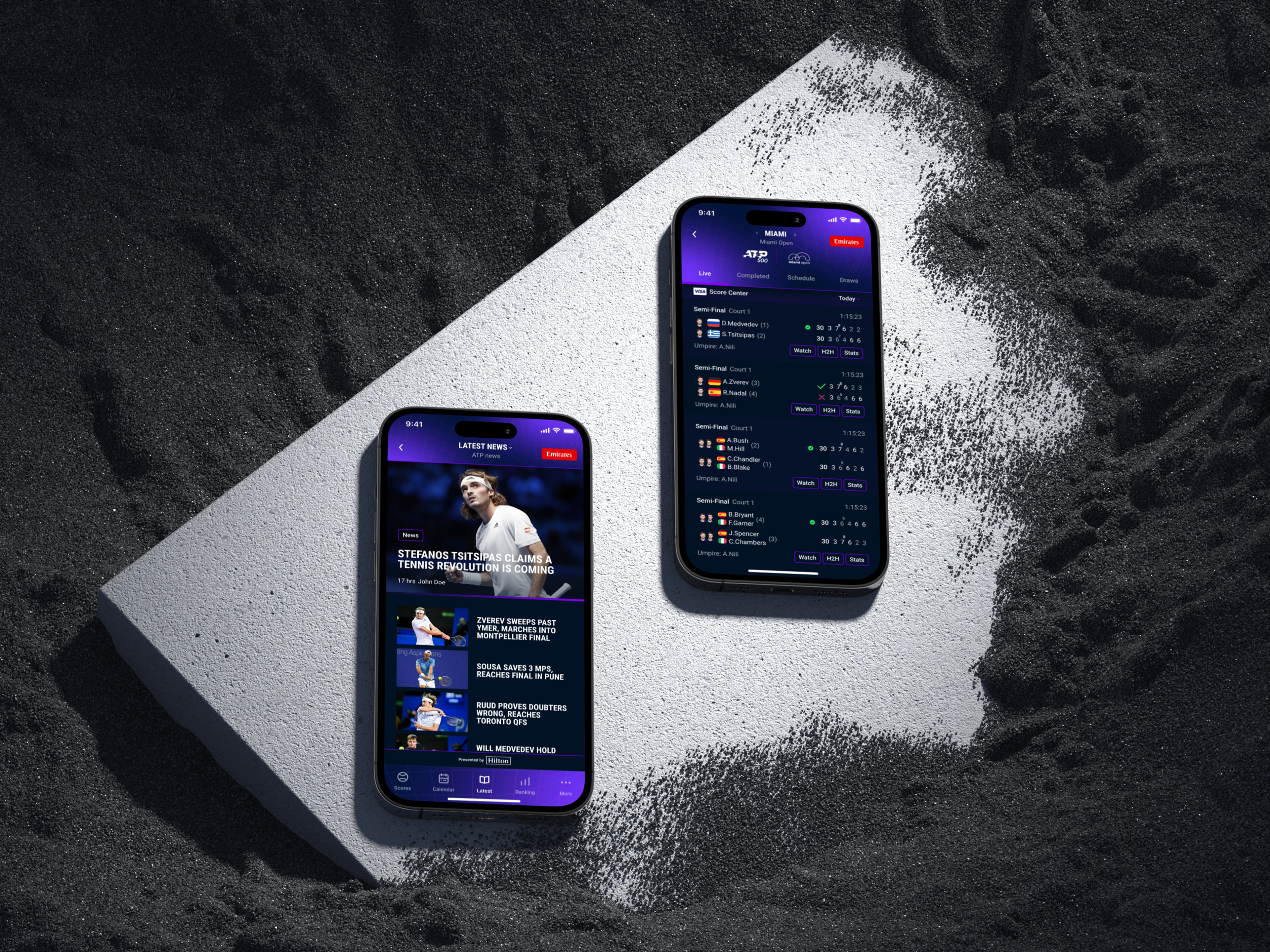 ATP & WTA App — A united tennis platform in one app.