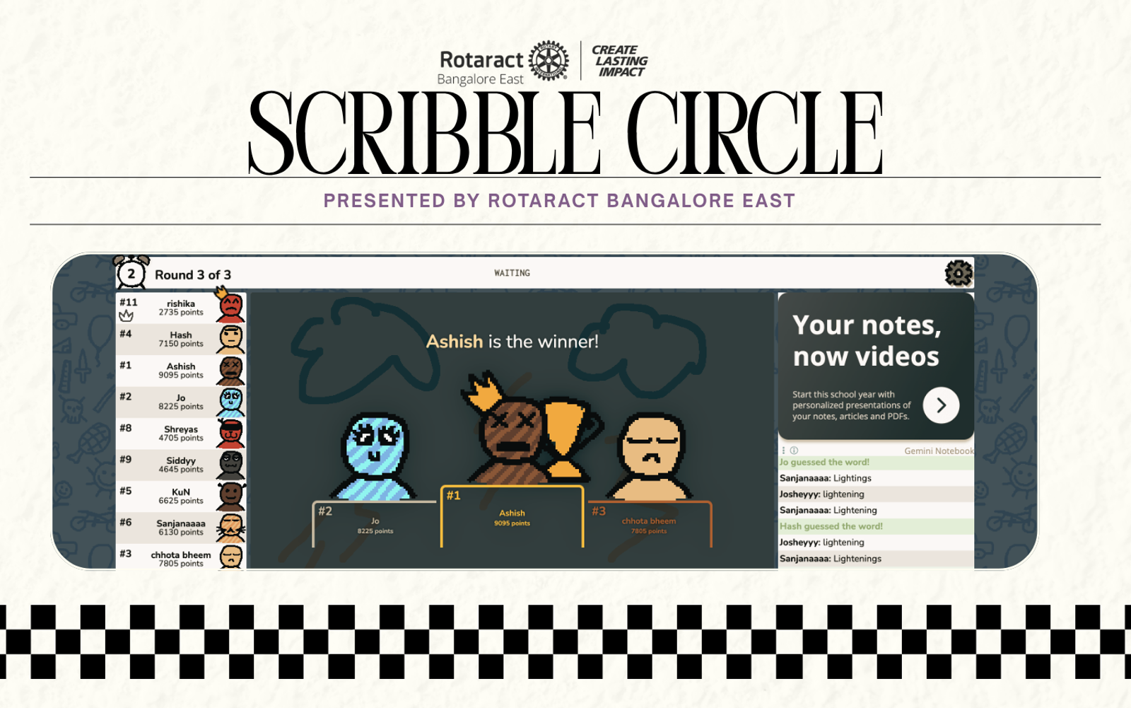 Scribble Circle – Drawing Bonds, One Doodle at a Time