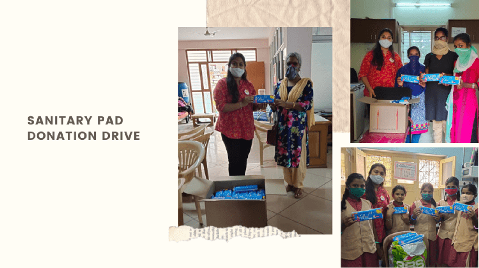 Sanitary Pad Donation Drive