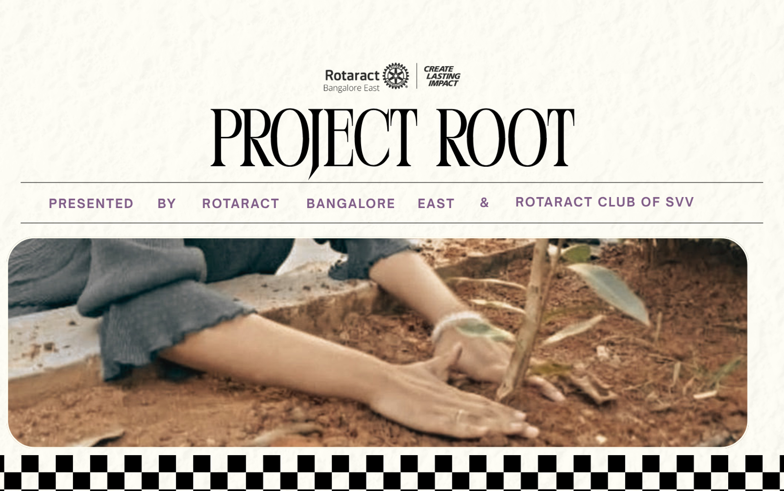 Project ROOT – One Rotaractor. One Tree.