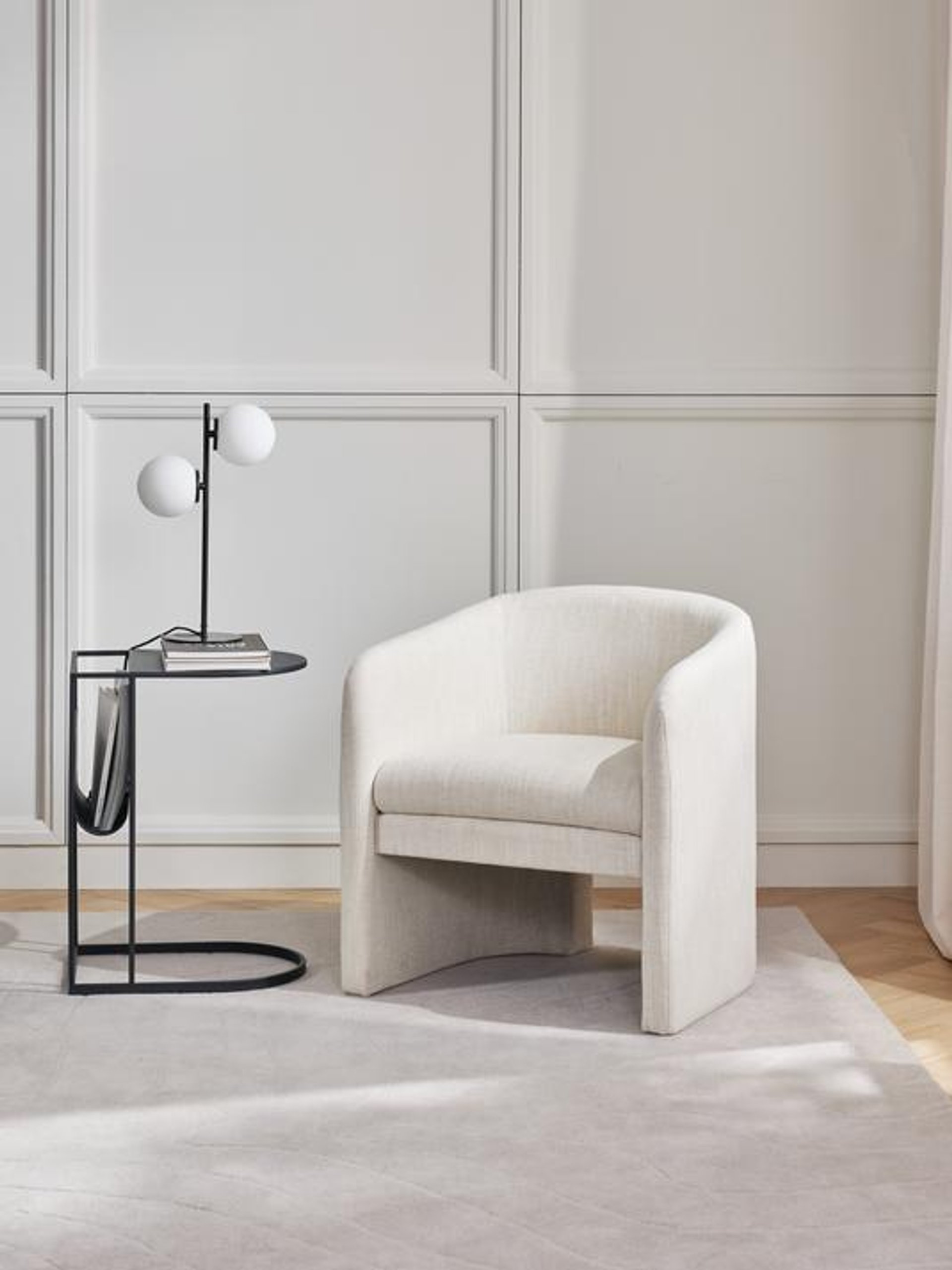 Capri beige armchair