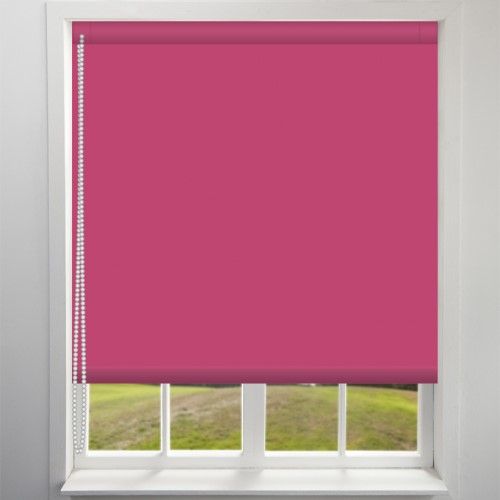 Pink Blackout Roller Blind