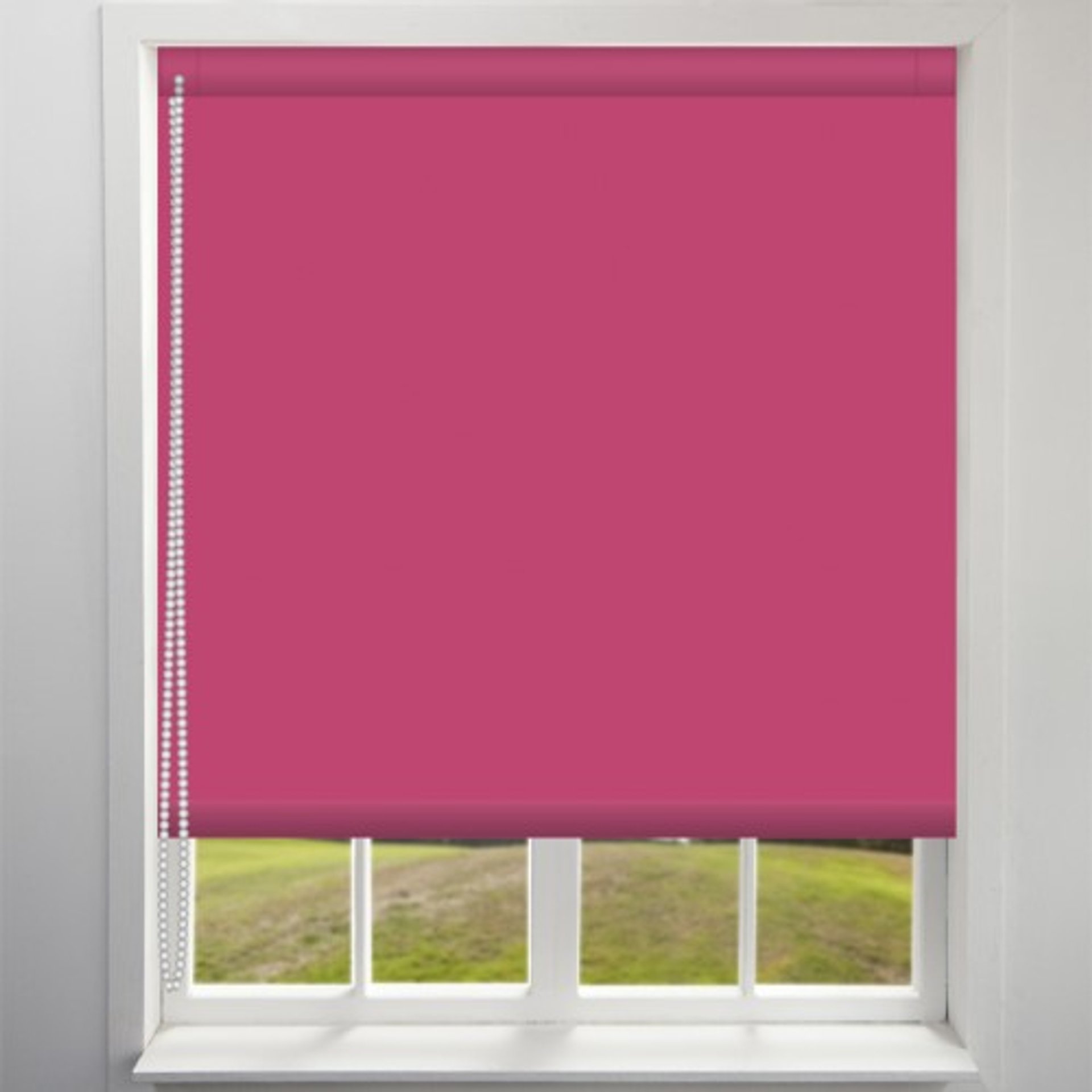 Pink Blackout Roller Blind