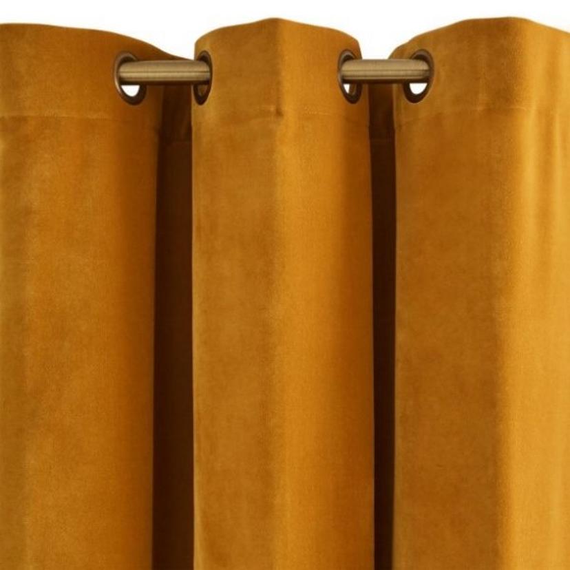 Mustard Velvet Curtain — image 2 of 2