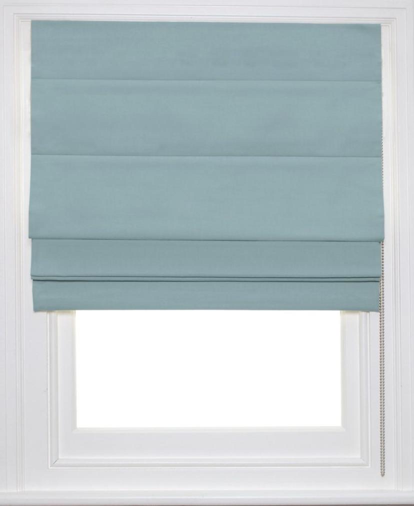 Light Blue Roman Blind — image 1 of 1