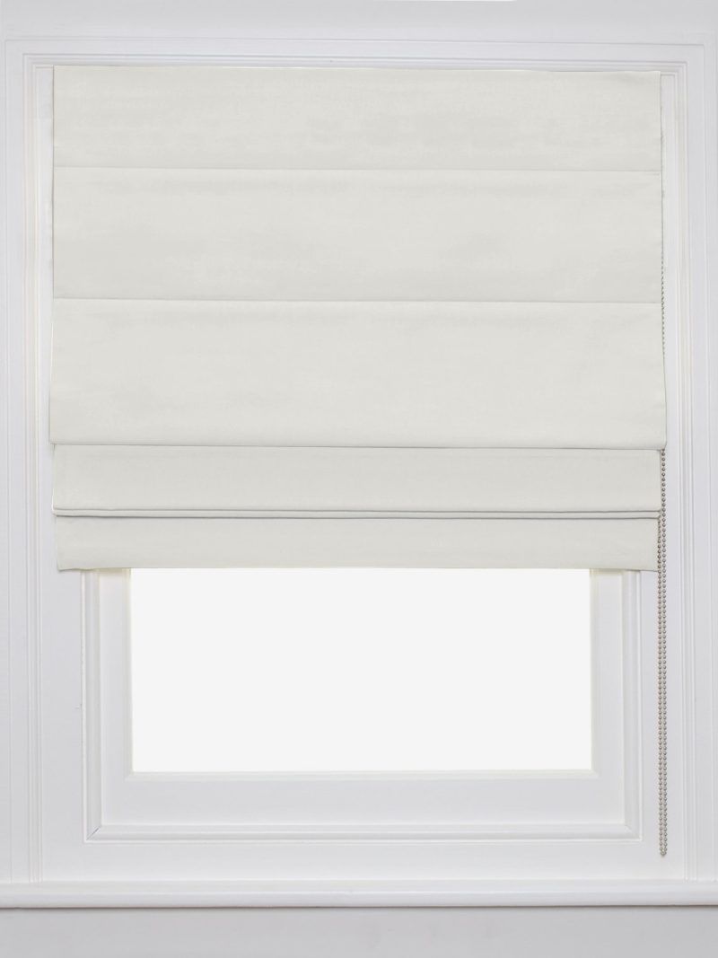 Off White Roman Blind