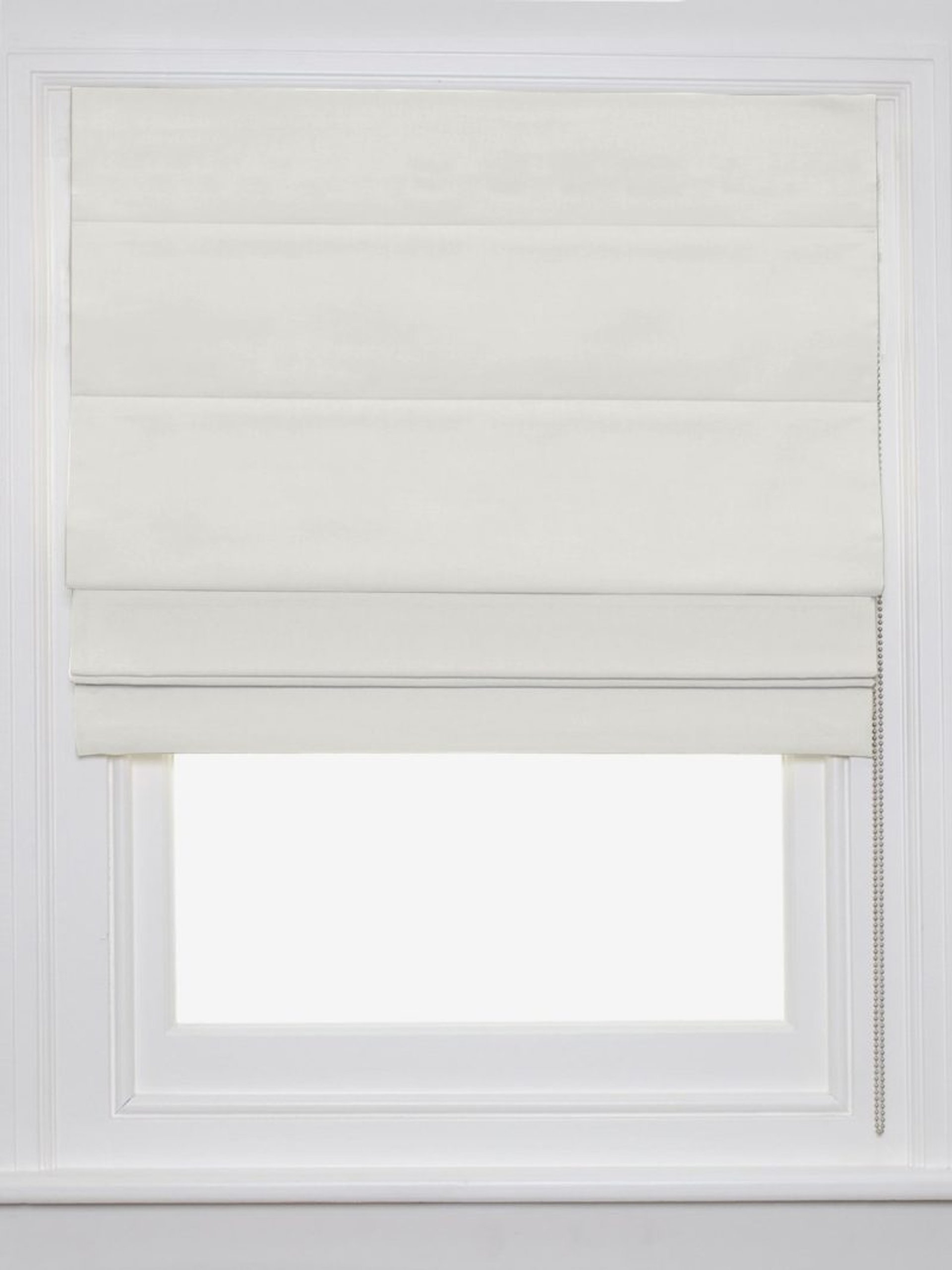 Off White Roman Blind
