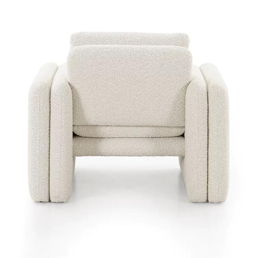 Ferrol white arm chair — image 2 of 3