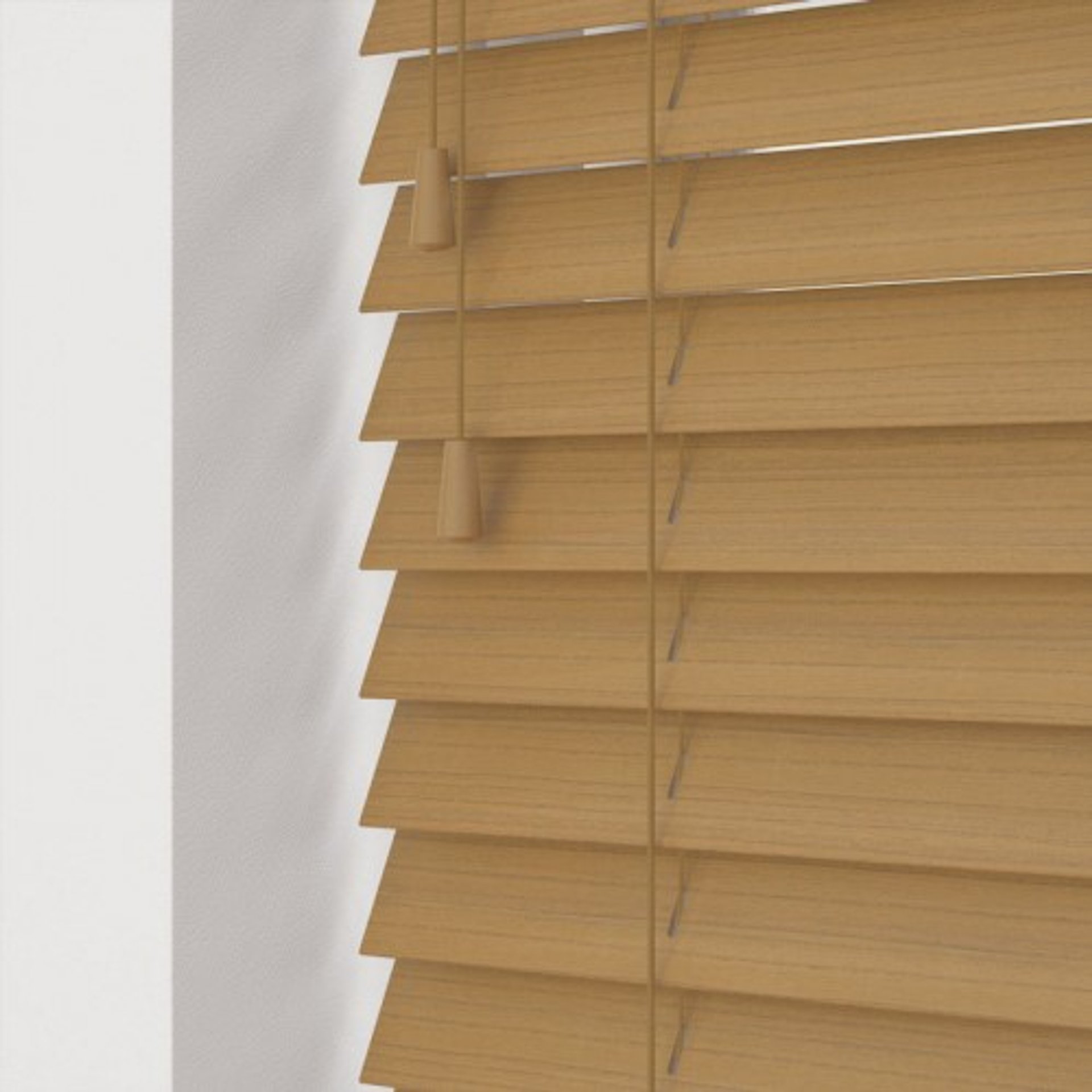 Light Oak Wooden Blind