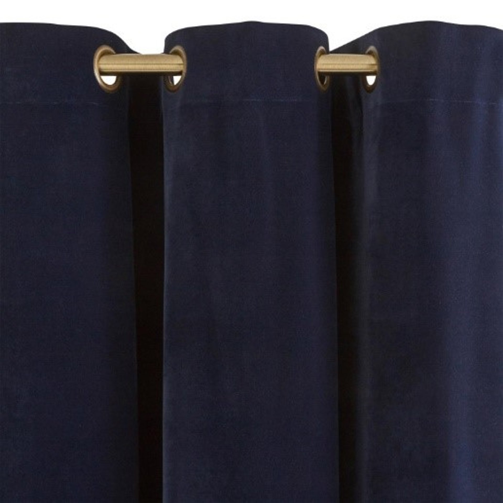 Navy Blue Velvet Curtain