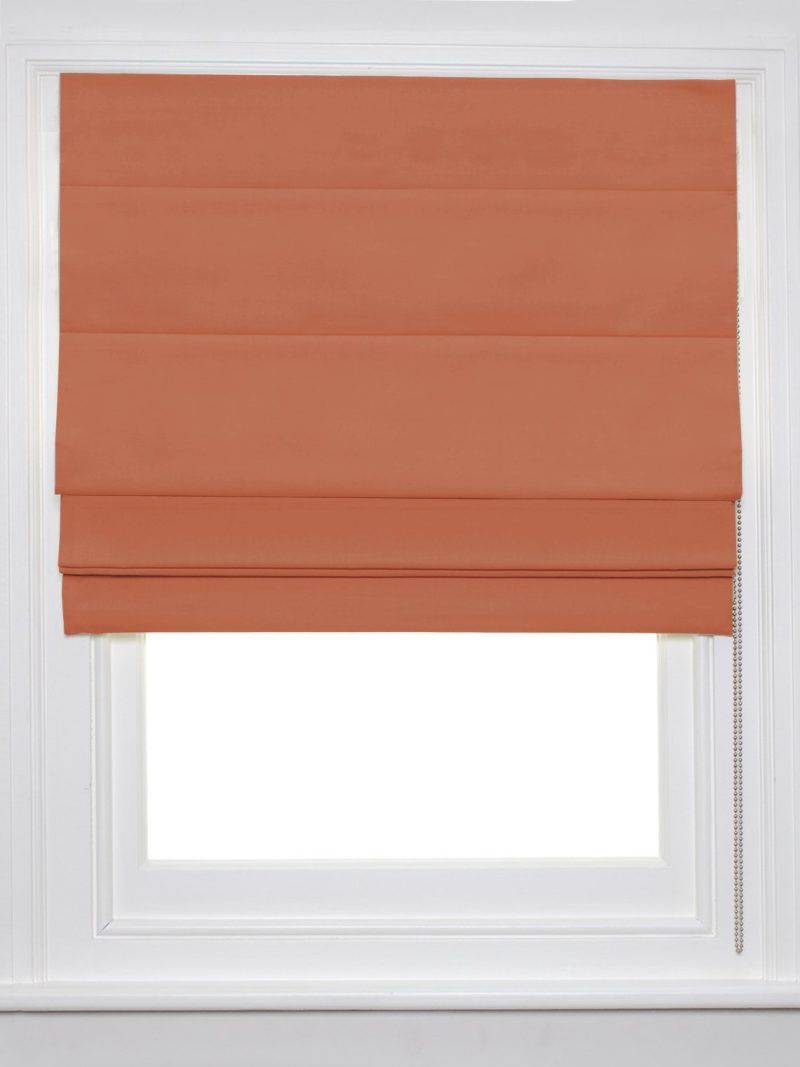 Orange Roman Blind