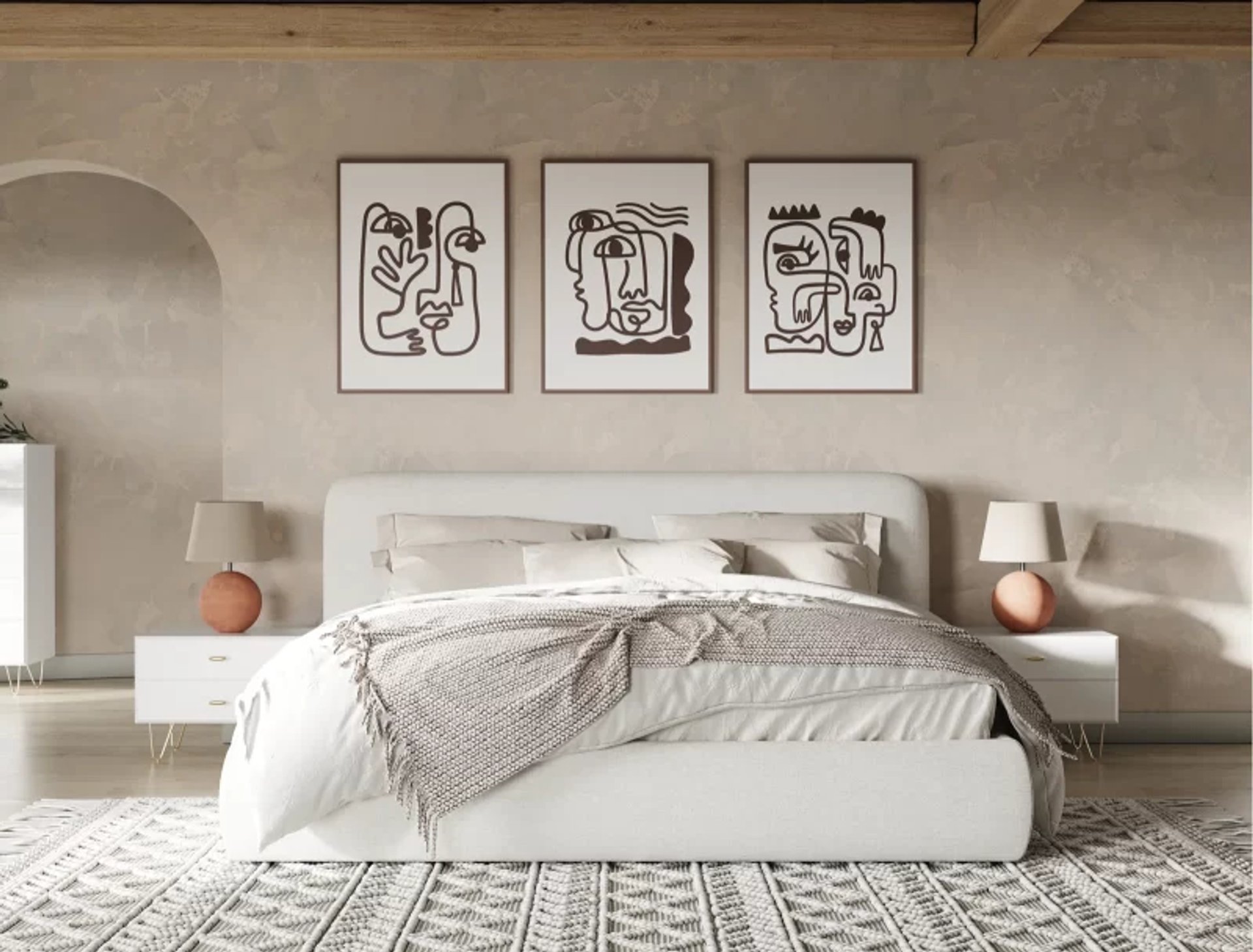 Madero king bed