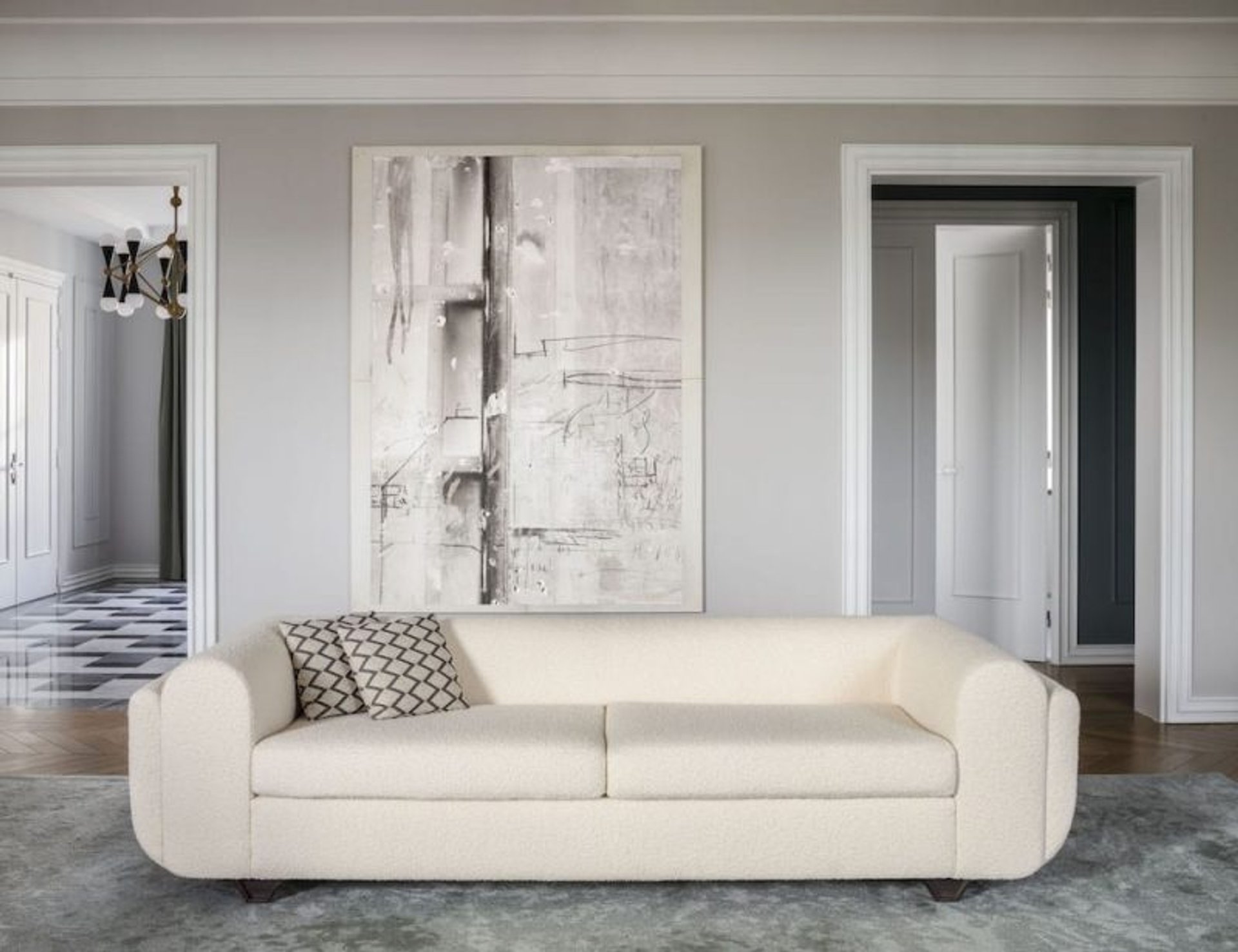 Martin sofa boucle