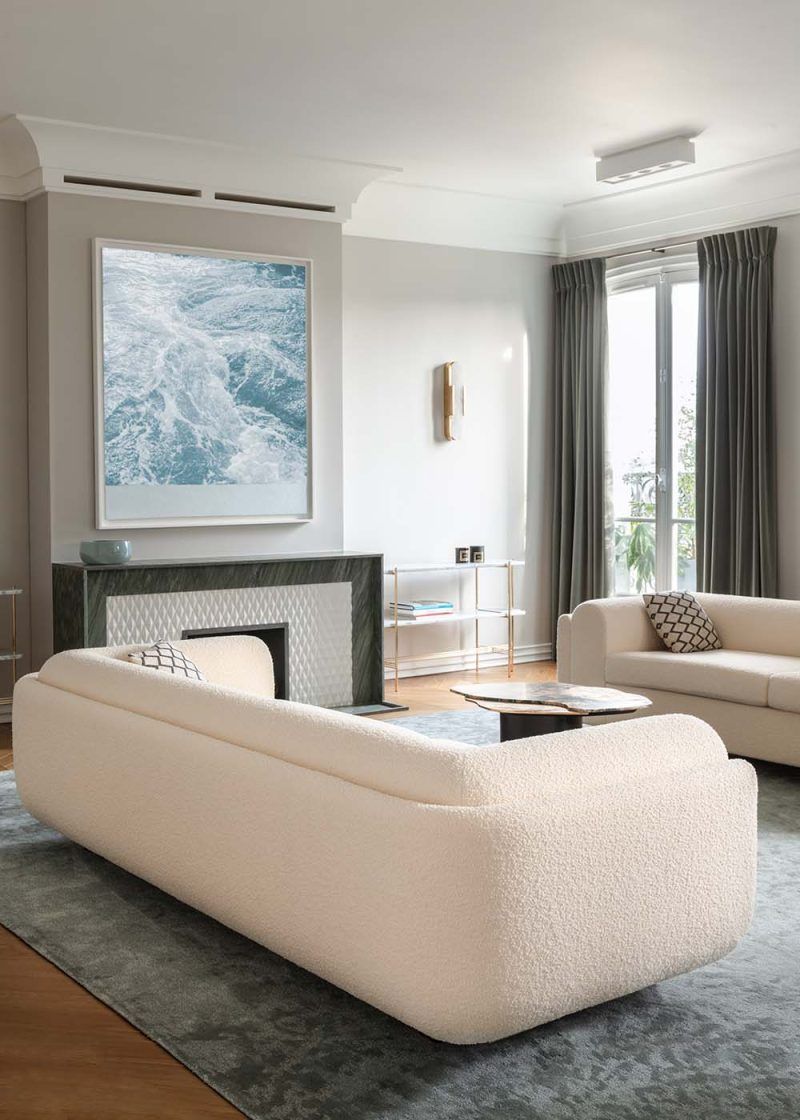 Martin sofa boucle