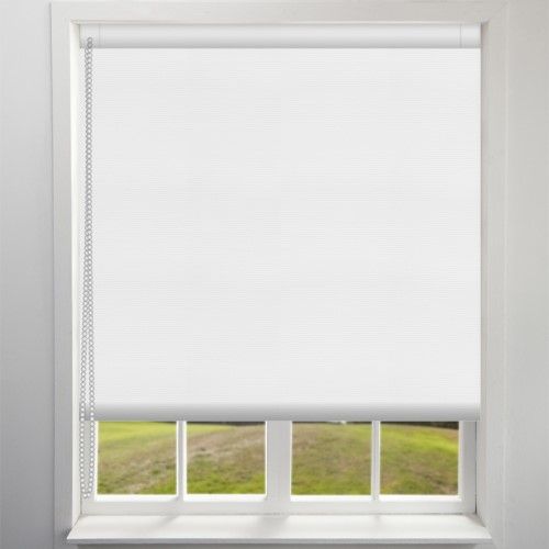 White Blackout Roller Blind