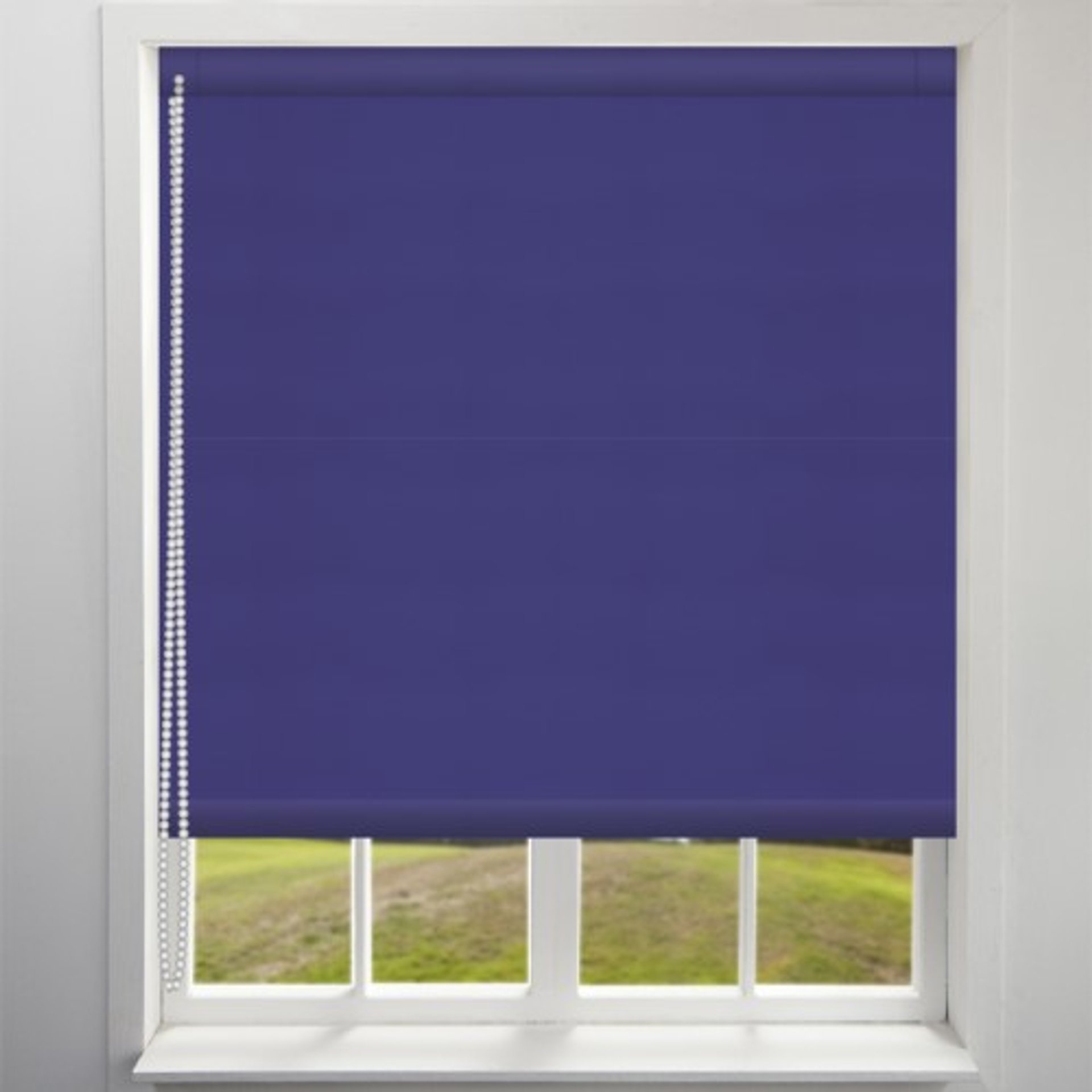 Blue Blackout Roller Blind
