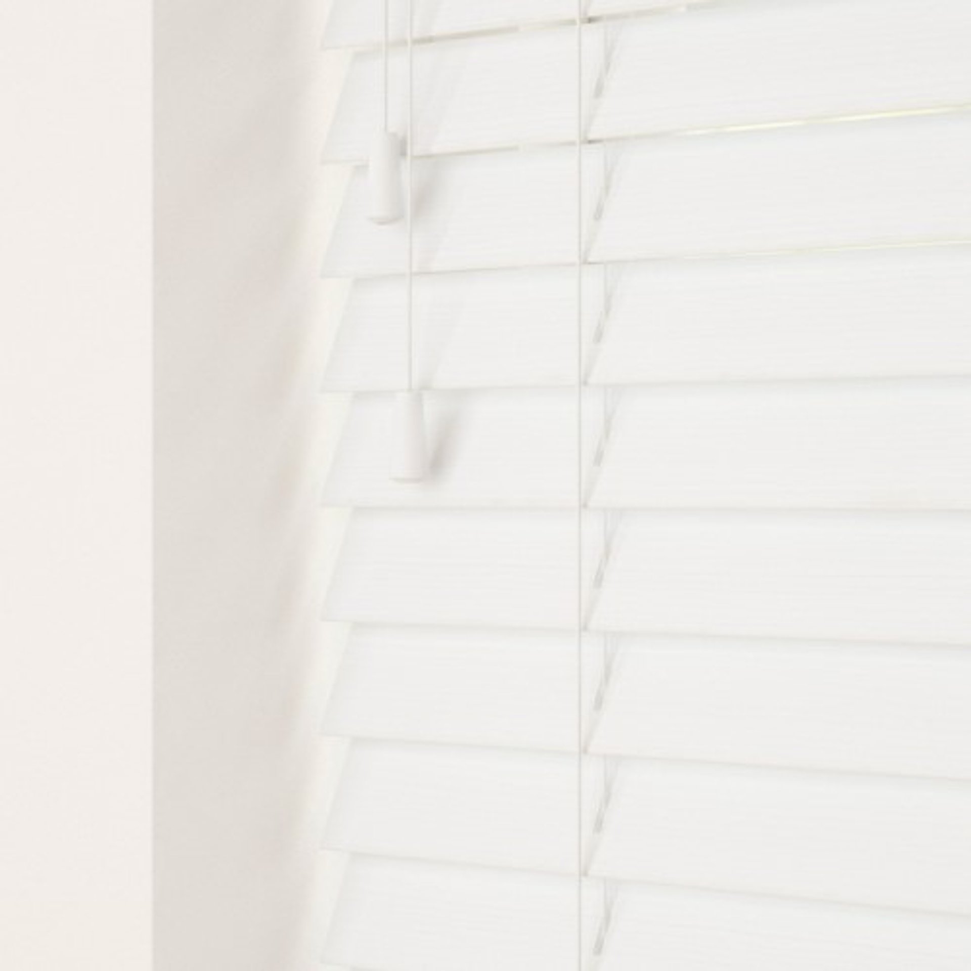 White Wooden Blind