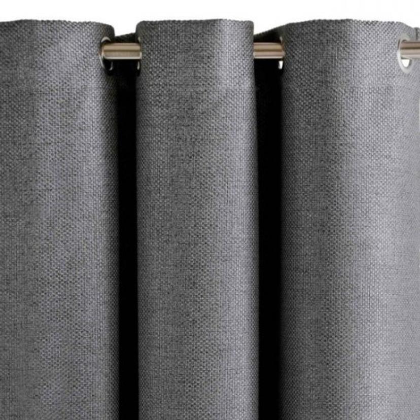Dark Grey Cotton Curtain — image 3 of 3