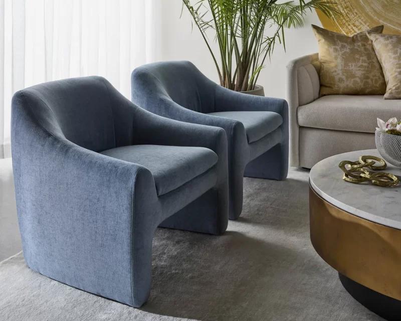 Limpopo jeans blue armchair