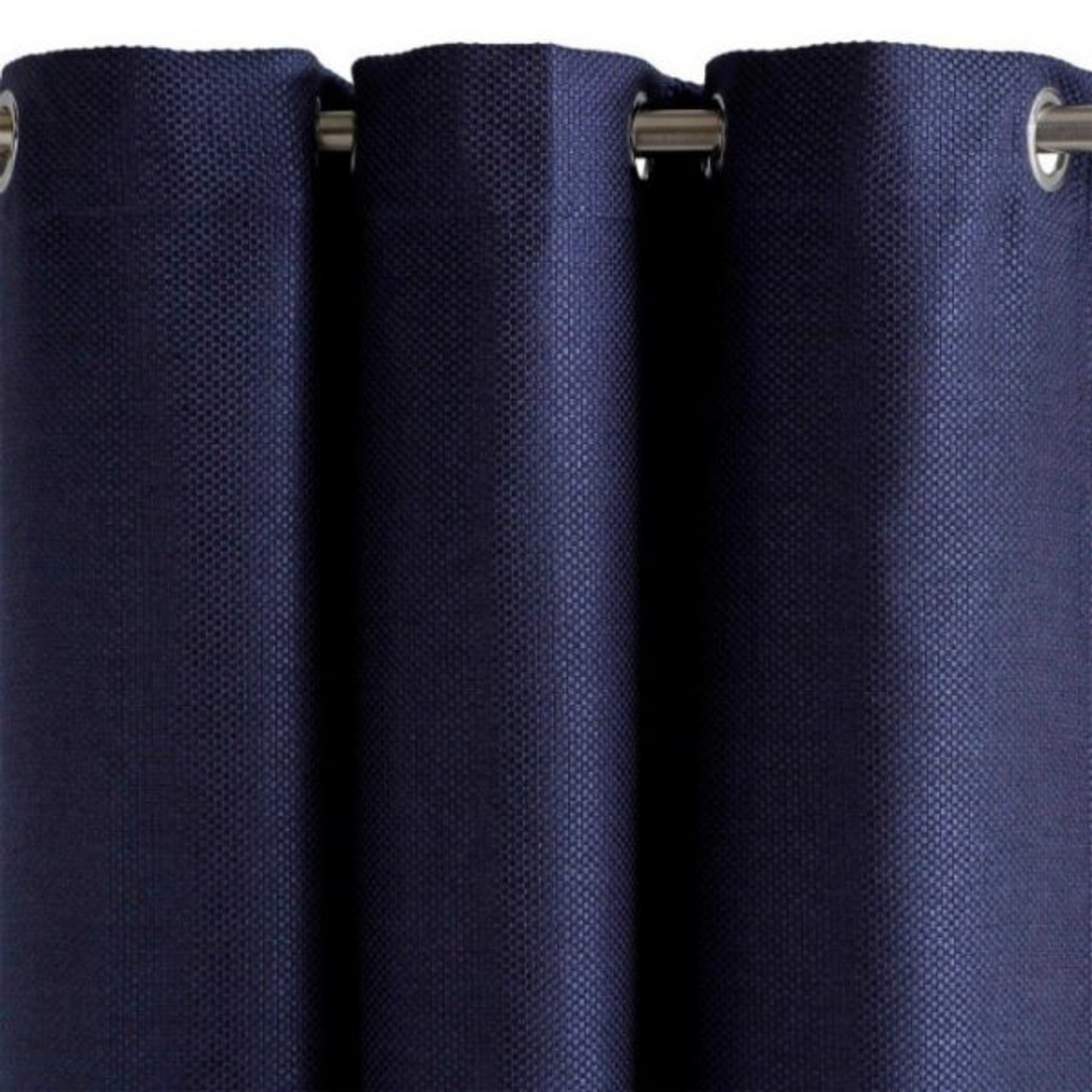 Blue Cotton Curtain
