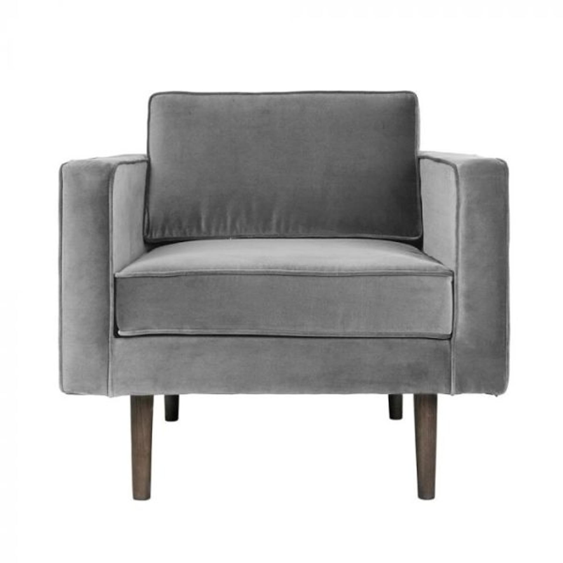 Maria Light Grey Arm Chair — image 1 of 1
