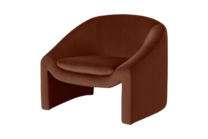 Rosario Burnt Orange Armchair — image 1 of 1