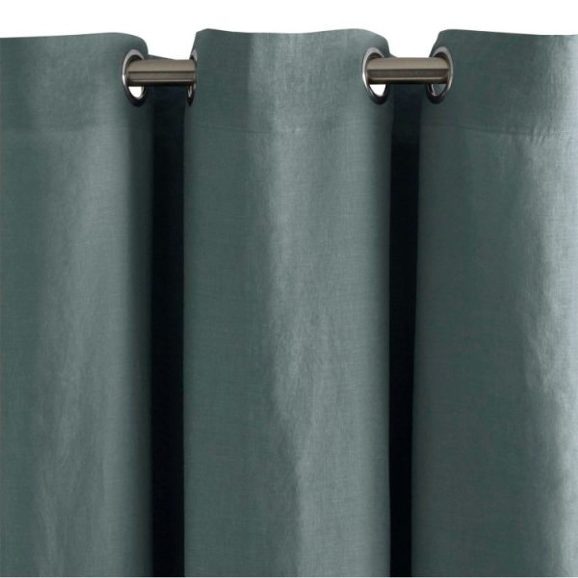 Light Green Linen Curtain