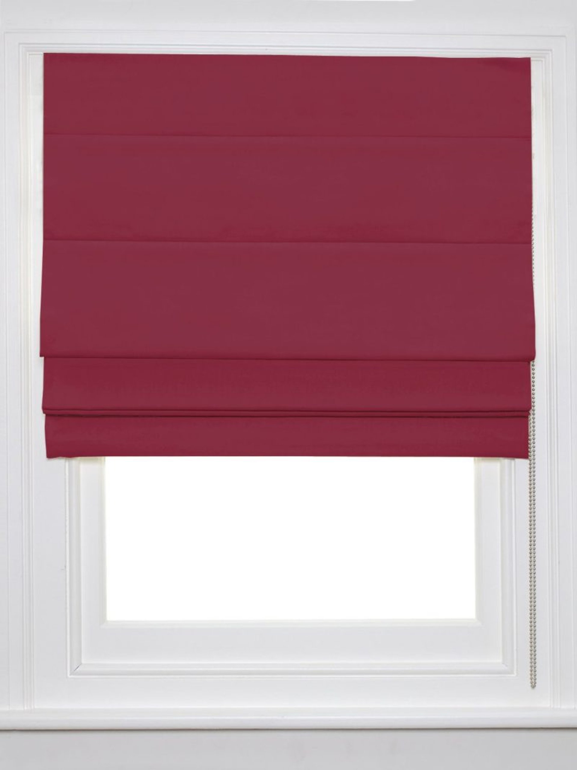 Red Roman Blind