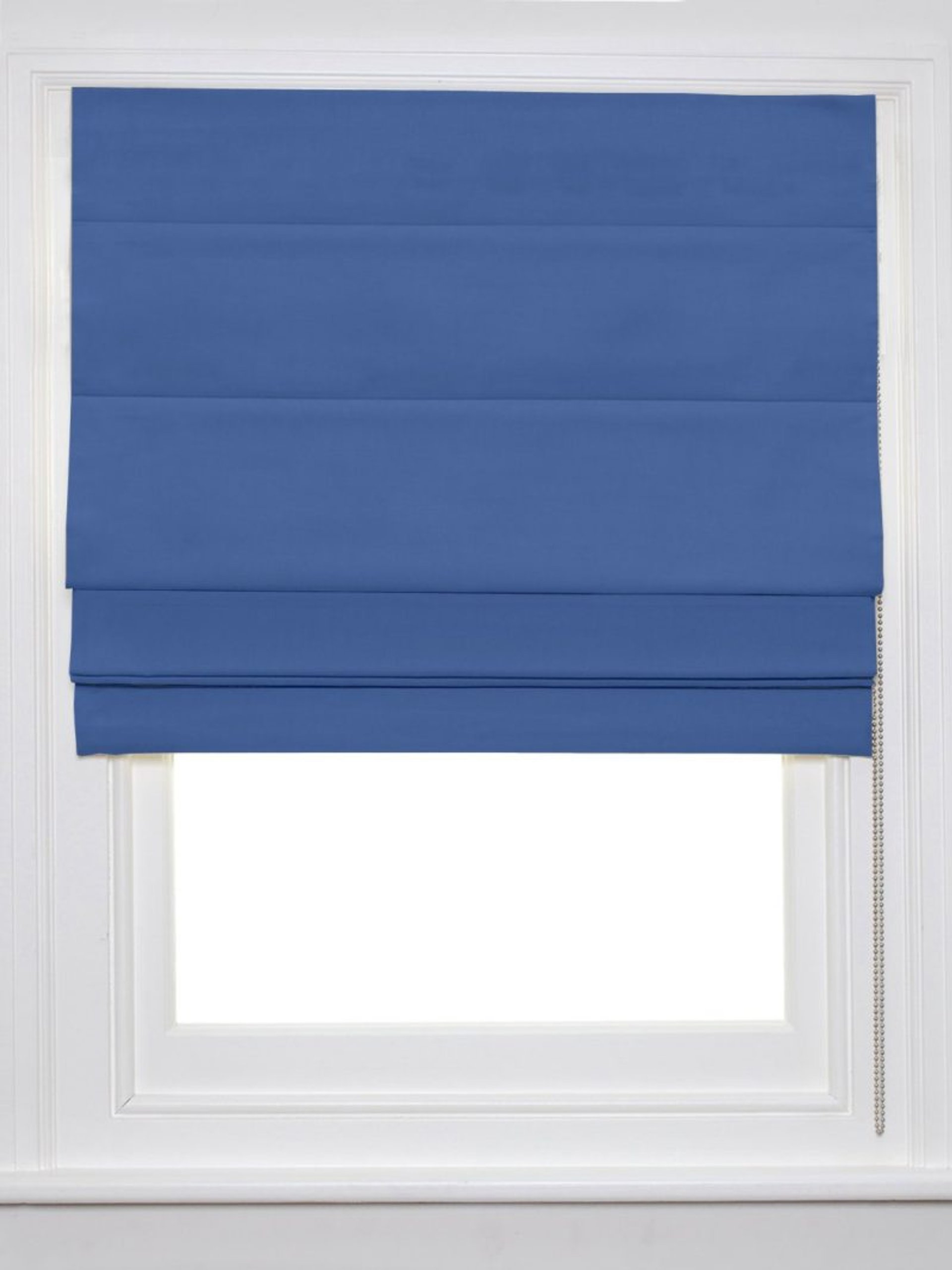 Blue Roman Blind