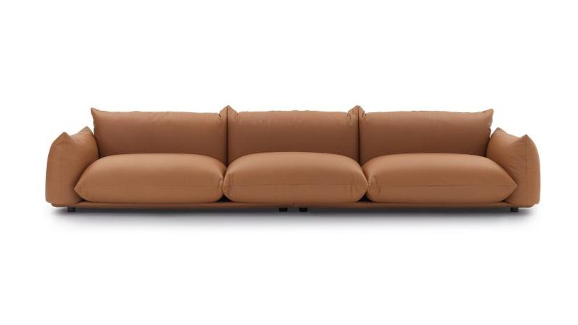 Marka leather sofa — image 1 of 2