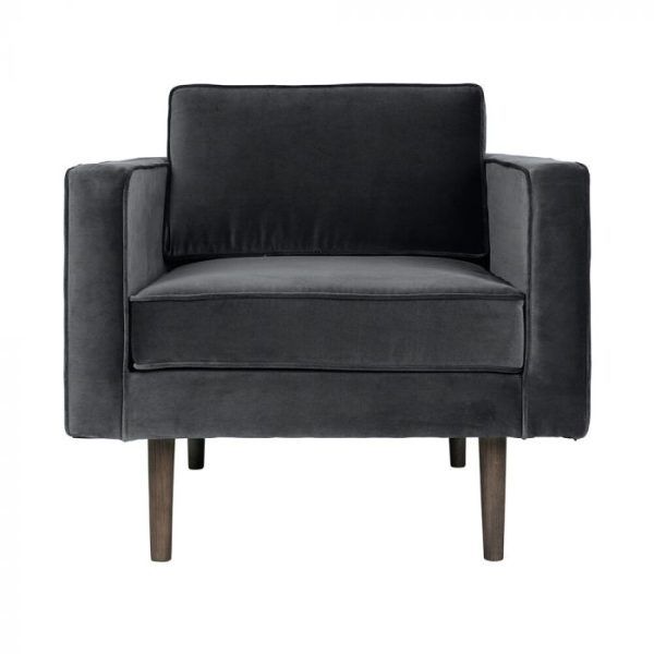 Maria charcoal armchair
