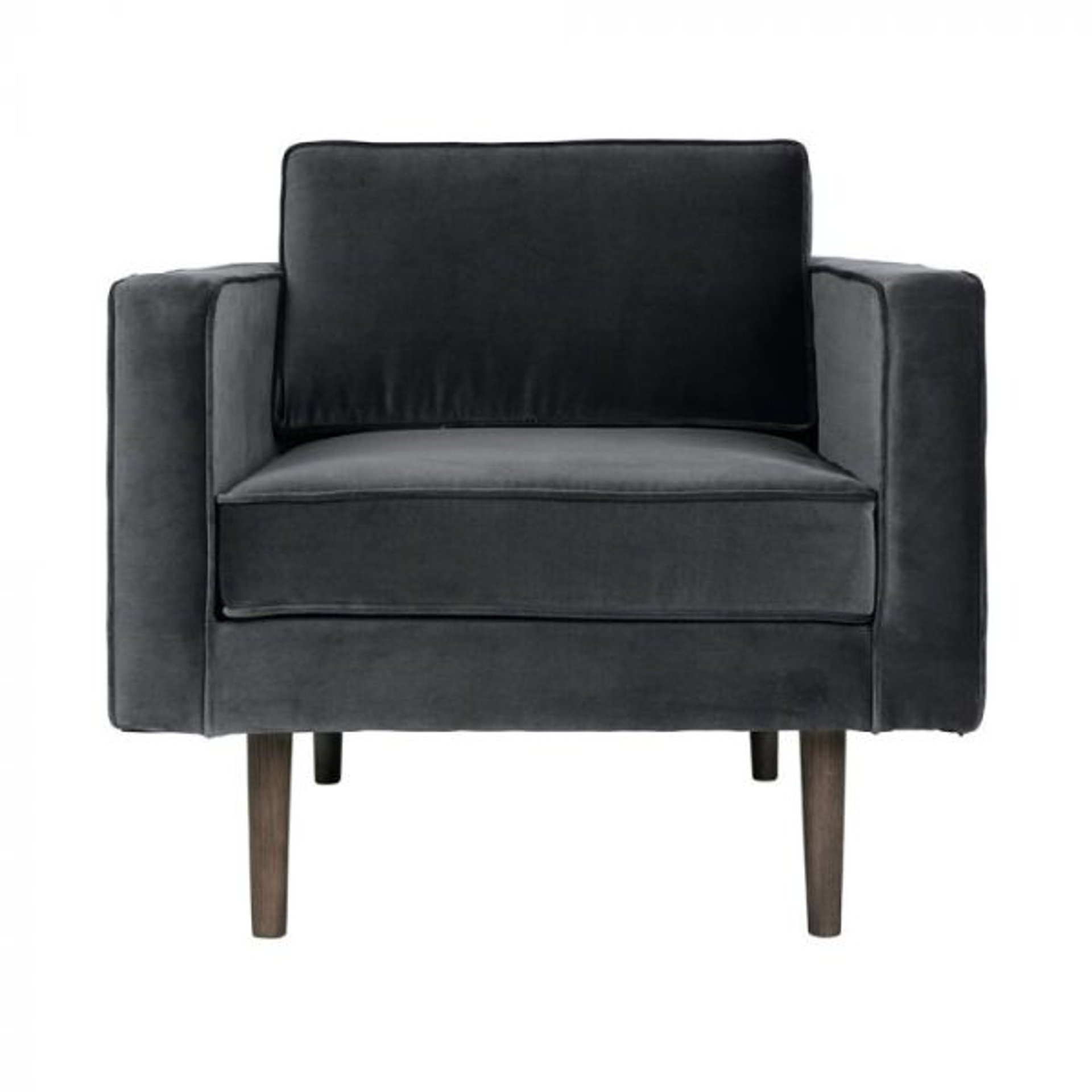 Maria charcoal armchair