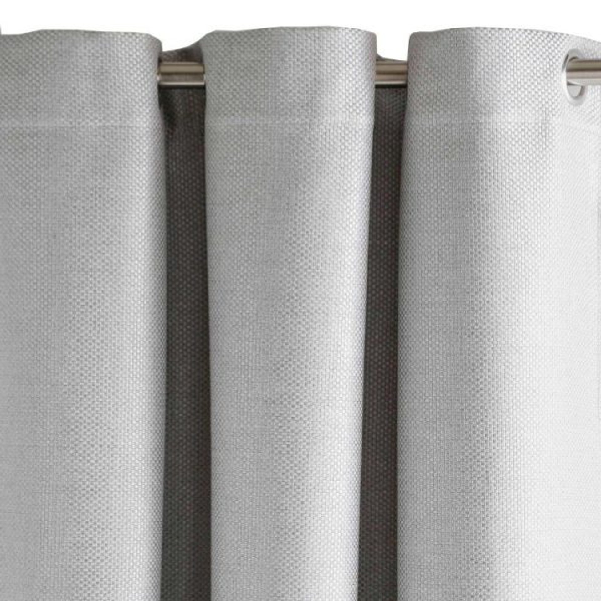 Dark Grey Cotton Curtain
